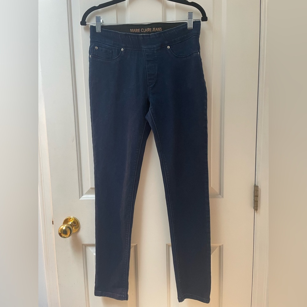 30”x 29” Marie Claire High-Waist Slim Jeggings